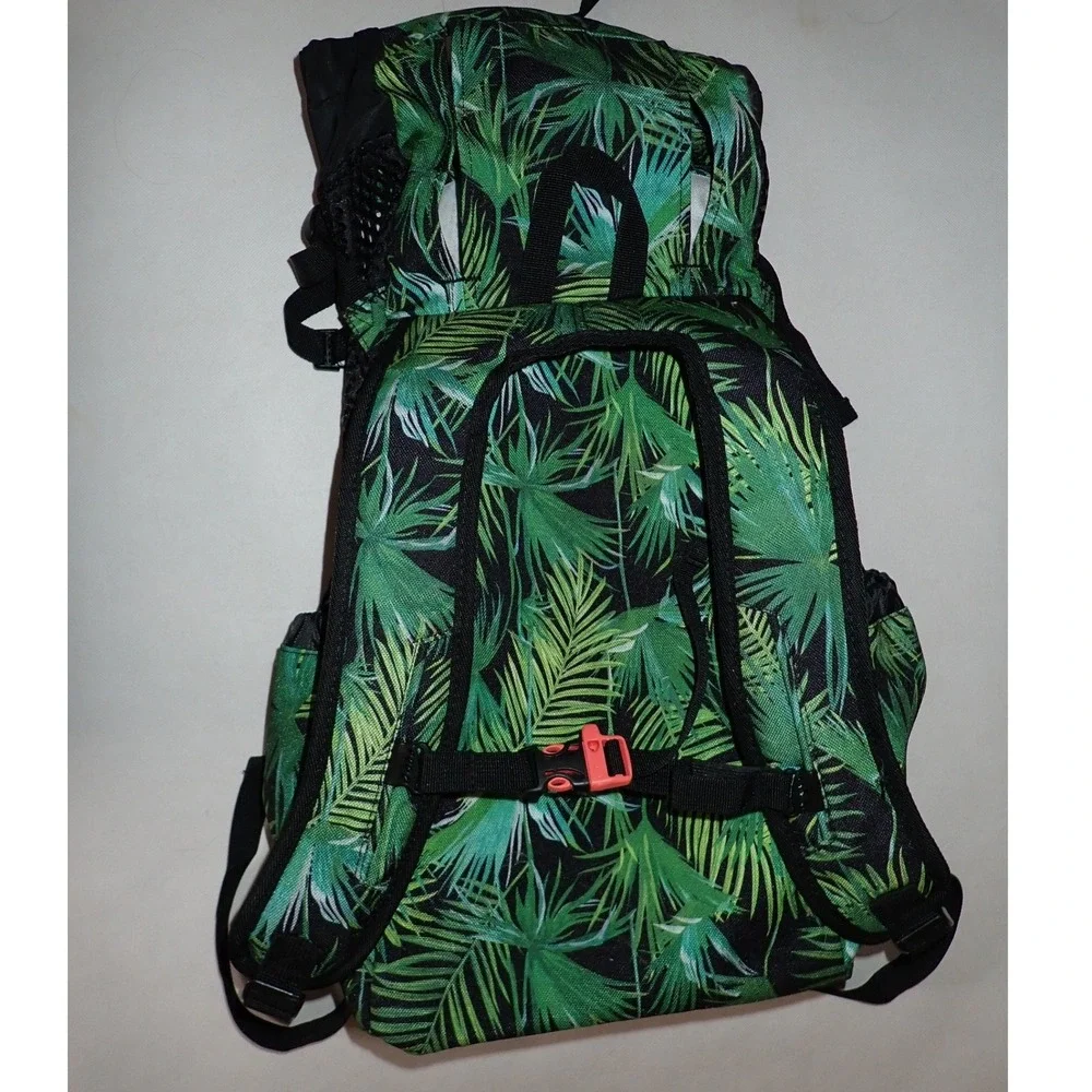 K9 Sport Sack Dog Carrier Backpack Palm Leaf Tropical Print Large